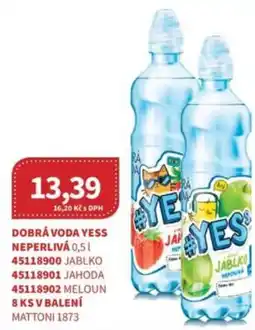 Kubík potraviny Dobrá voda yess neperlivá nabídka