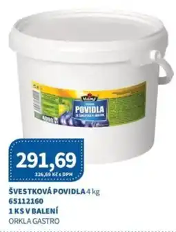 Kubík potraviny Švestková povidla nabídka