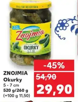 Kaufland ZNOJMIA Okurky nabídka