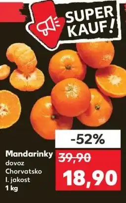 Kaufland Mandarinky nabídka