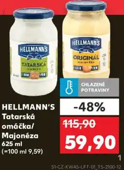 Kaufland HELLMANN'S Tatarská omáčka/ Majonéza nabídka