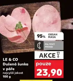 Kaufland LE & CO Dušená šunka v páře nabídka
