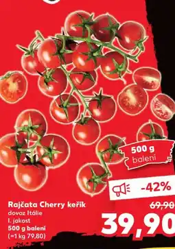 Kaufland Rajčata Cherry keřík nabídka