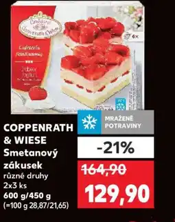 Kaufland COPPENRATH & WIESE Smetanový zákusek nabídka