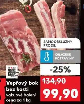 Kaufland Vepřový bok bez kosti nabídka