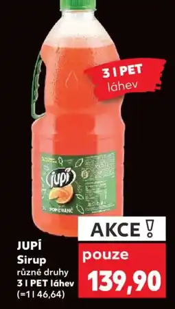 Kaufland JUPÍ Sirup nabídka