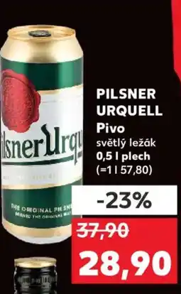 Kaufland PILSNER URQUELL Pivo nabídka