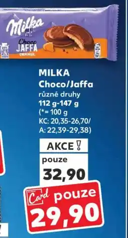 Kaufland MILKA Choco/Jaffa nabídka