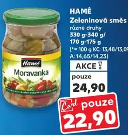 Kaufland HAMÉ Zeleninová směs nabídka