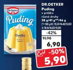 Kaufland DR.OETKER Puding nabídka