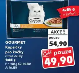 Kaufland GOURMET Kapsičky pro kočky nabídka