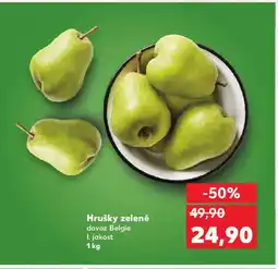 Kaufland Hrušky zelené nabídka