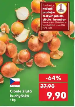 Kaufland Cibule žlutá kuchyňská nabídka