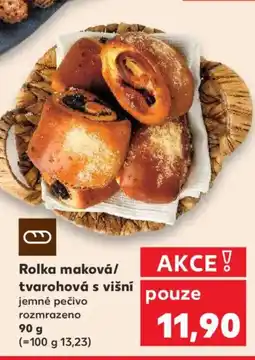 Kaufland Rolka maková/ tvarohová s višní nabídka