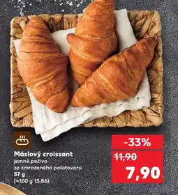 Kaufland Máslový croissant nabídka