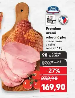 Kaufland Premium uzená rolovaná plec nabídka