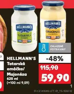 Kaufland Hellmann's majonéza nabídka