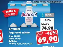 Kaufland Actimel jogurtové mléko nabídka