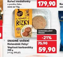 Kaufland Snadné vaření holandské řízky nabídka