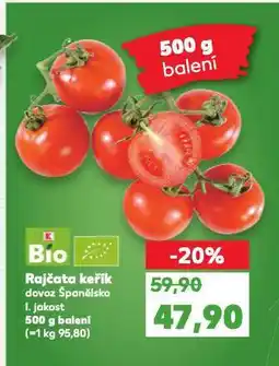 Kaufland Bio rajčata keřík nabídka