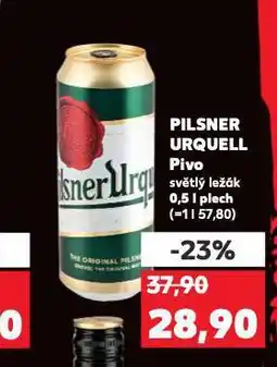 Kaufland Pivo pilsner urquell nabídka