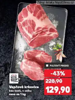 Kaufland Vepřová krkovice nabídka