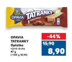 Kaufland Opavia tatranky nabídka