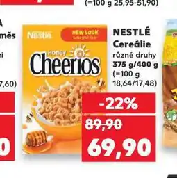 Kaufland Nestlé dětské cereálie nabídka