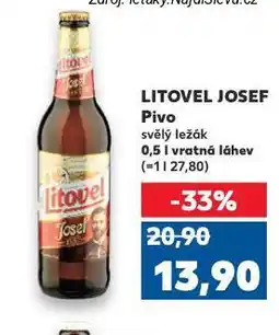 Kaufland Pivo litovel josef nabídka