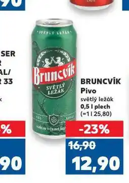 Kaufland Pivo bruncvík nabídka