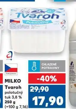 Kaufland Milko tvaroh polotučný nabídka