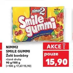 Kaufland Nimm2 smile gummi nabídka