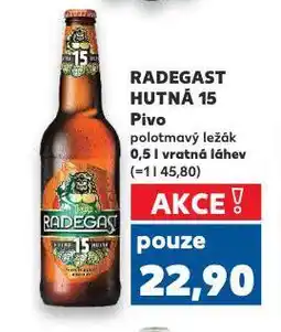 Kaufland Pivo radegast nabídka