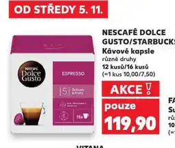 Kaufland Kávové kapsle dolce gusto nabídka