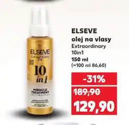 Kaufland Elseve olej na vlasy nabídka