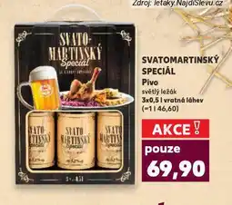 Kaufland Pivo svatomartinský speciál nabídka