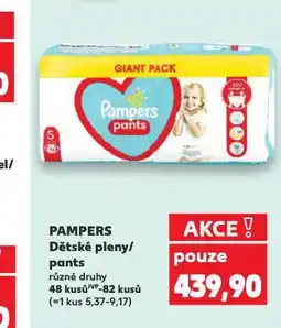 Kaufland Pampers pants nabídka