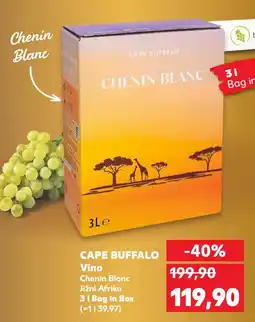 Kaufland Cape buffalo víno nabídka