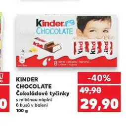 Kaufland Kinder čokoláda nabídka