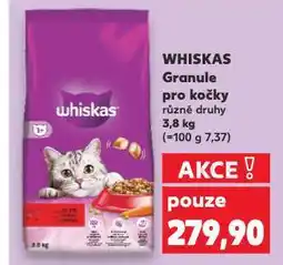 Kaufland Whiskas granule pro kočky nabídka