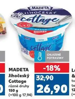 Kaufland Madeta jihočeský cottage sýr nabídka