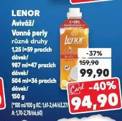 Kaufland Lenor vonné perle nabídka