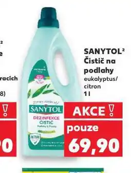 Kaufland Sanytol čistič na podlahy nabídka