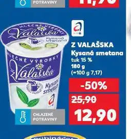 Kaufland Kysaná smetana z valašska nabídka