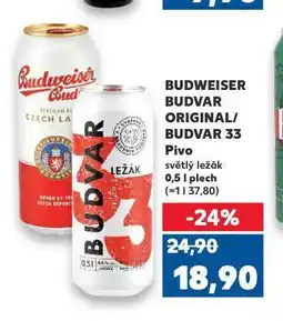 Kaufland Pivo budvar 33 nabídka