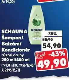 Kaufland Schauma šampon nabídka