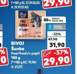 Kaufland Bivoj šunka free nabídka