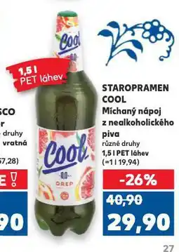Kaufland Staropramen cool nabídka