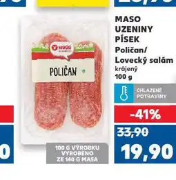 Kaufland Maso uzeniny písek poličan nabídka