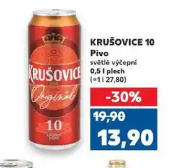Kaufland Pivo krušovice nabídka